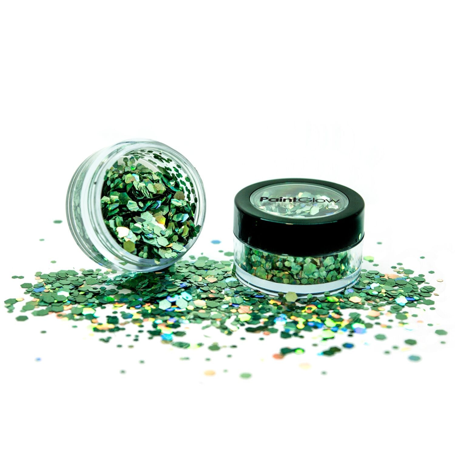 PaintGlow Holographic Chunky Glitter  – Vegan Cosmetic Glitter for Face, Body, Nails, Hair and Lip - ScentiMelti Home Fragrance, Beauty & Gifts UK