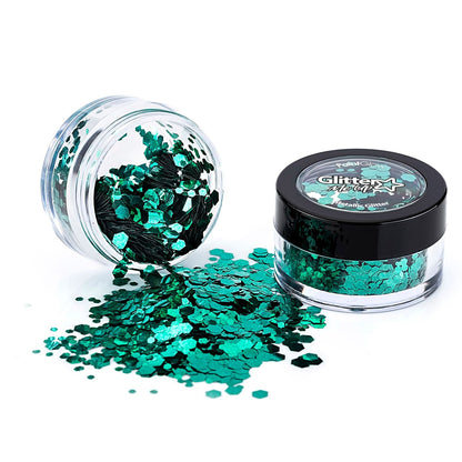 PaintGlow Metallic Chunky Glitter 3g – Vegan Cosmetic Glitter for Face, Body, Nails, Hair and Lip - ScentiMelti Home Fragrance, Beauty & Gifts UK