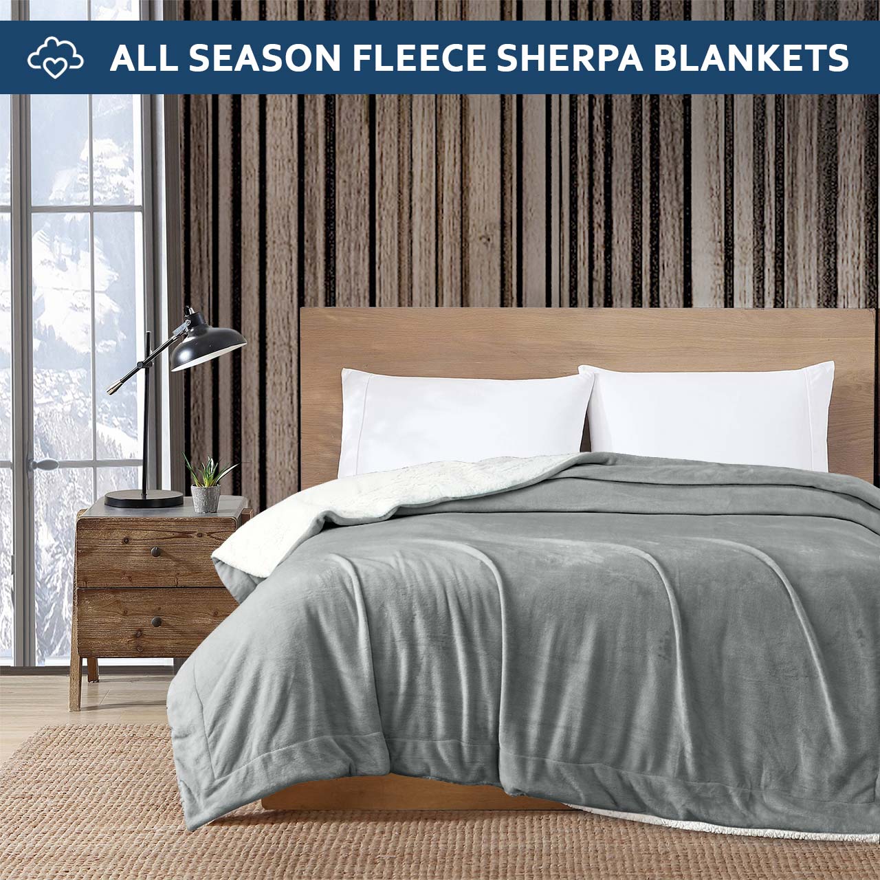 UltraSoft Sherpa Blankets - ScentiMelti Home Fragrance, Beauty & Gifts UK