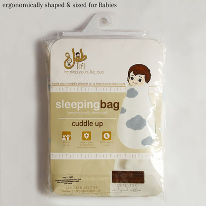 Grey Clouds Baby Sleeping Bag Cotton Passion UK ScentiMelti Wax Melts