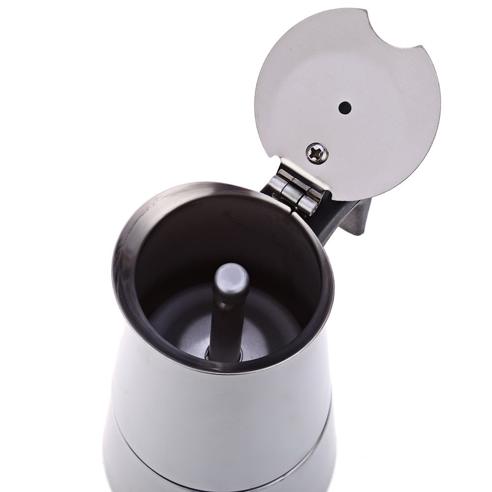 Stainless Steel Espresso & Latte Coffee Pot Wolfy`s Bar ScentiMelti Wax Melts