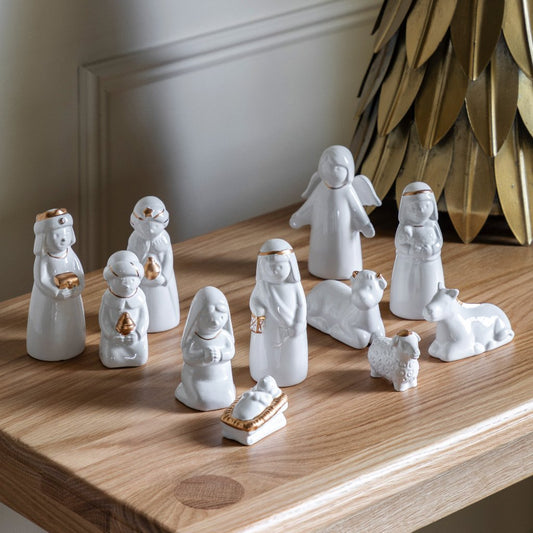 Porcelain Nativity Set - ScentiMelti Home Fragrance, Beauty & Gifts UK