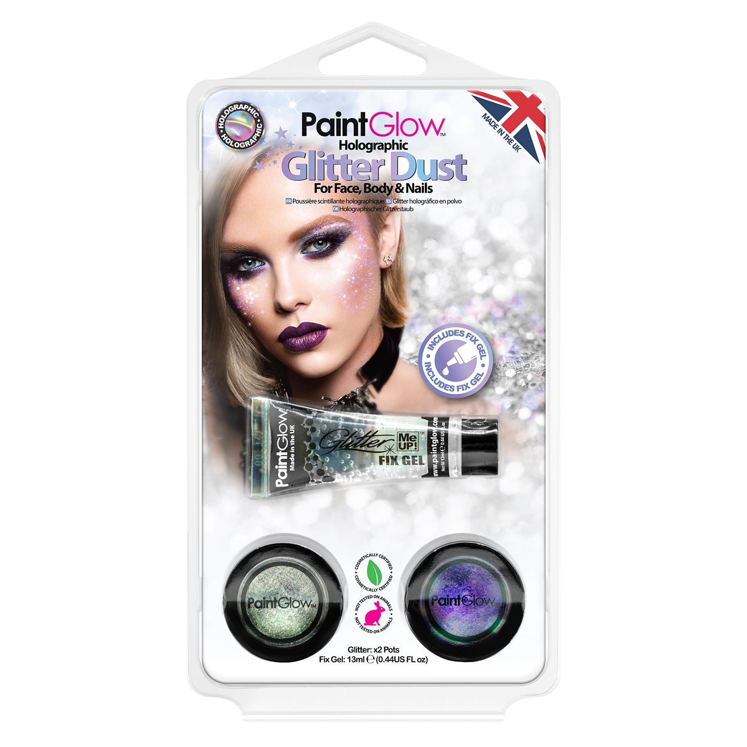 PaintGlow Holographic Glitter Dust (Pack 1) - ScentiMelti Home Fragrance, Beauty & Gifts UK