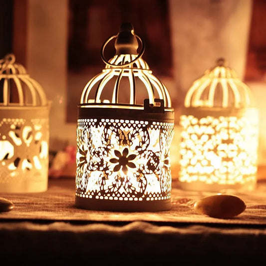 Decorative Moroccan Lantern Candle Holder