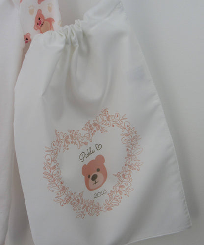 Hello Bear Pink Baby scan photo bear, with personalised gift bag Sweetlea Gifts Ltd ScentiMelti Wax Melts