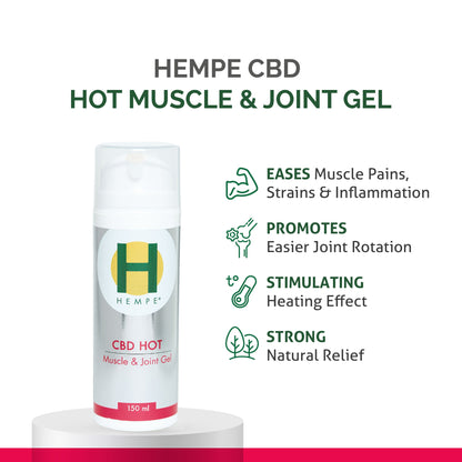 HEMPE Hot Muscle & Joint Gel 150ml HEMPE ScentiMelti Wax Melts