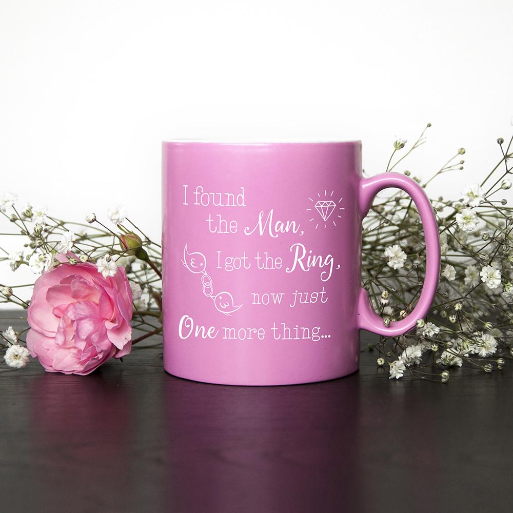 I Found My Man  Personalised Bridesmaid Proposal Mug Sweetlea Gifts Ltd ScentiMelti Wax Melts