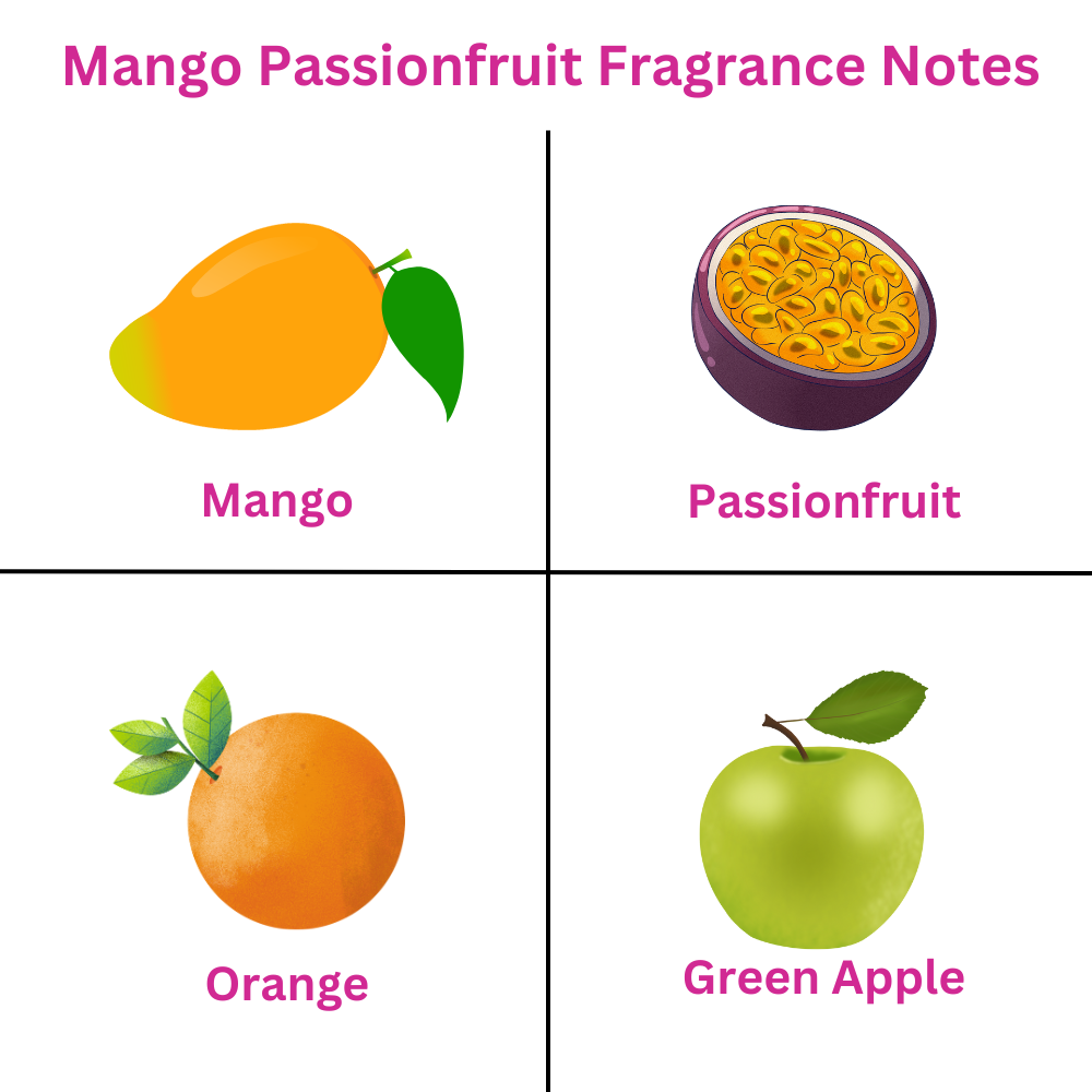 MANGO PASSIONFRUIT Fragrance Luxury Scented Upholstery Carpet Freshener 250g - ScentiMelti Home Fragrance, Beauty & Gifts UK