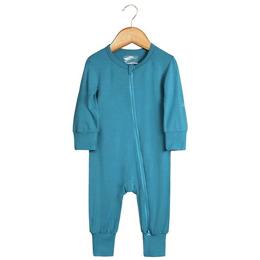 Teal Bamboo Super Soft Zip Up Newborn Sleepsuits Flossie & George ScentiMelti Wax Melts