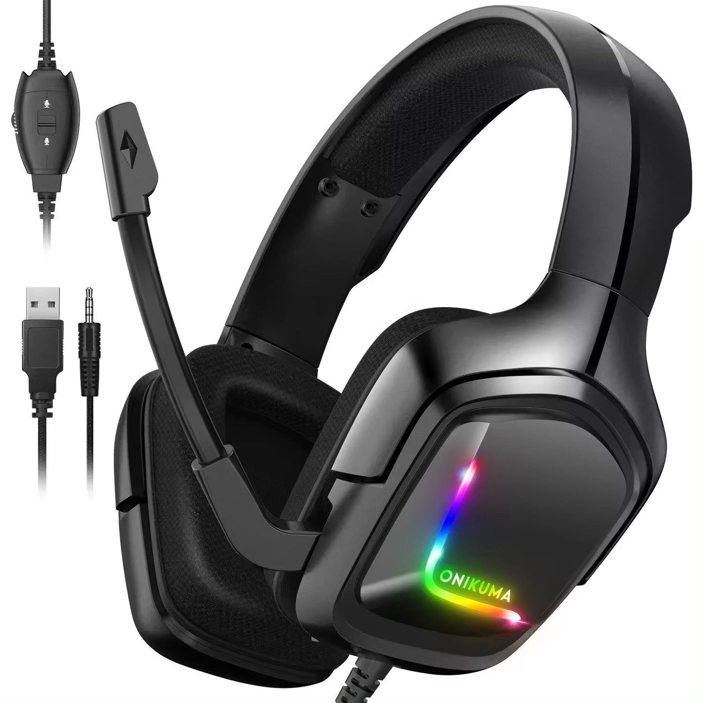 New Styles Camo/black Gaming Headset Headphones Over ear on ear headset with Microphone for PC Xbox One PS4 - ScentiMelti Home Fragrance, Beauty & Gifts UK