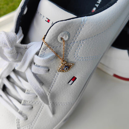 Evil Eye Zircon Dangle Shoe Lace Charm Sneaker Accessories Skate Charm - ScentiMelti Home Fragrance, Beauty & Gifts UK