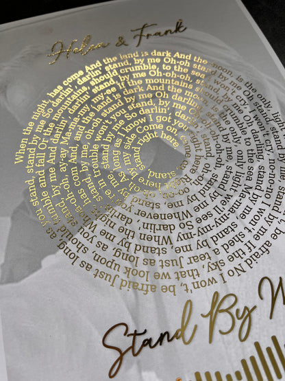 Spotify Spiral Lyrics & Image Print Billies Inks ScentiMelti Wax Melts