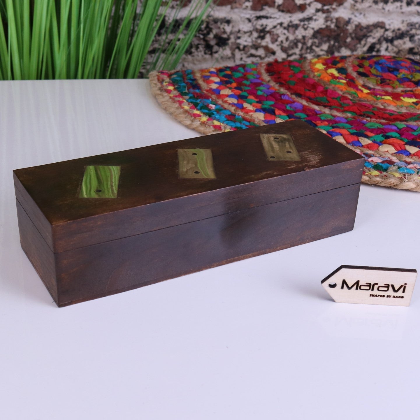 Mera Wooden Domino Set with Storage Box - ScentiMelti Home Fragrance, Beauty & Gifts UK