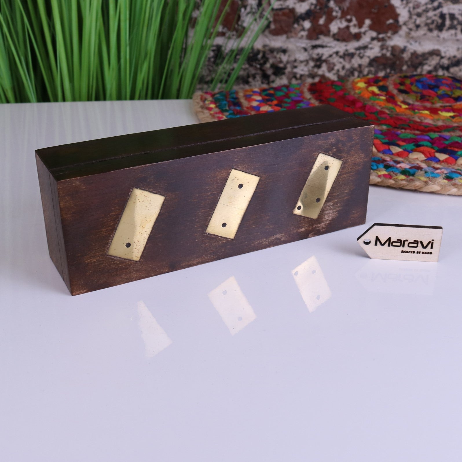 Mera Wooden Domino Set with Storage Box - ScentiMelti Home Fragrance, Beauty & Gifts UK