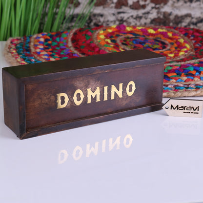 Paka Wooden Domino Set with Box - ScentiMelti Home Fragrance, Beauty & Gifts UK