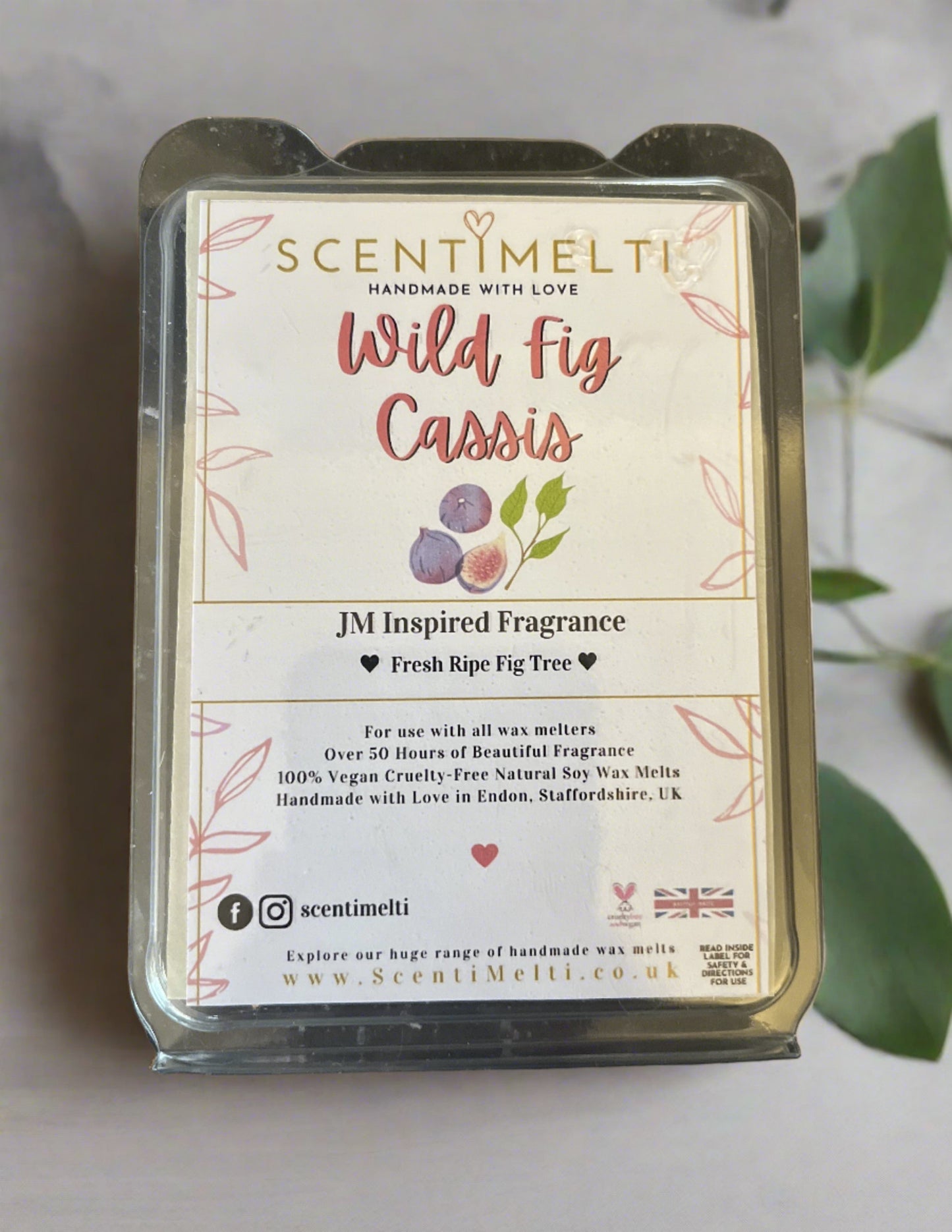 Wild Fig Cassis JM Inspired Heart Clamshell Wax Melts - ScentiMelti  Wild Fig Cassis JM Inspired Heart Clamshell Wax Melts