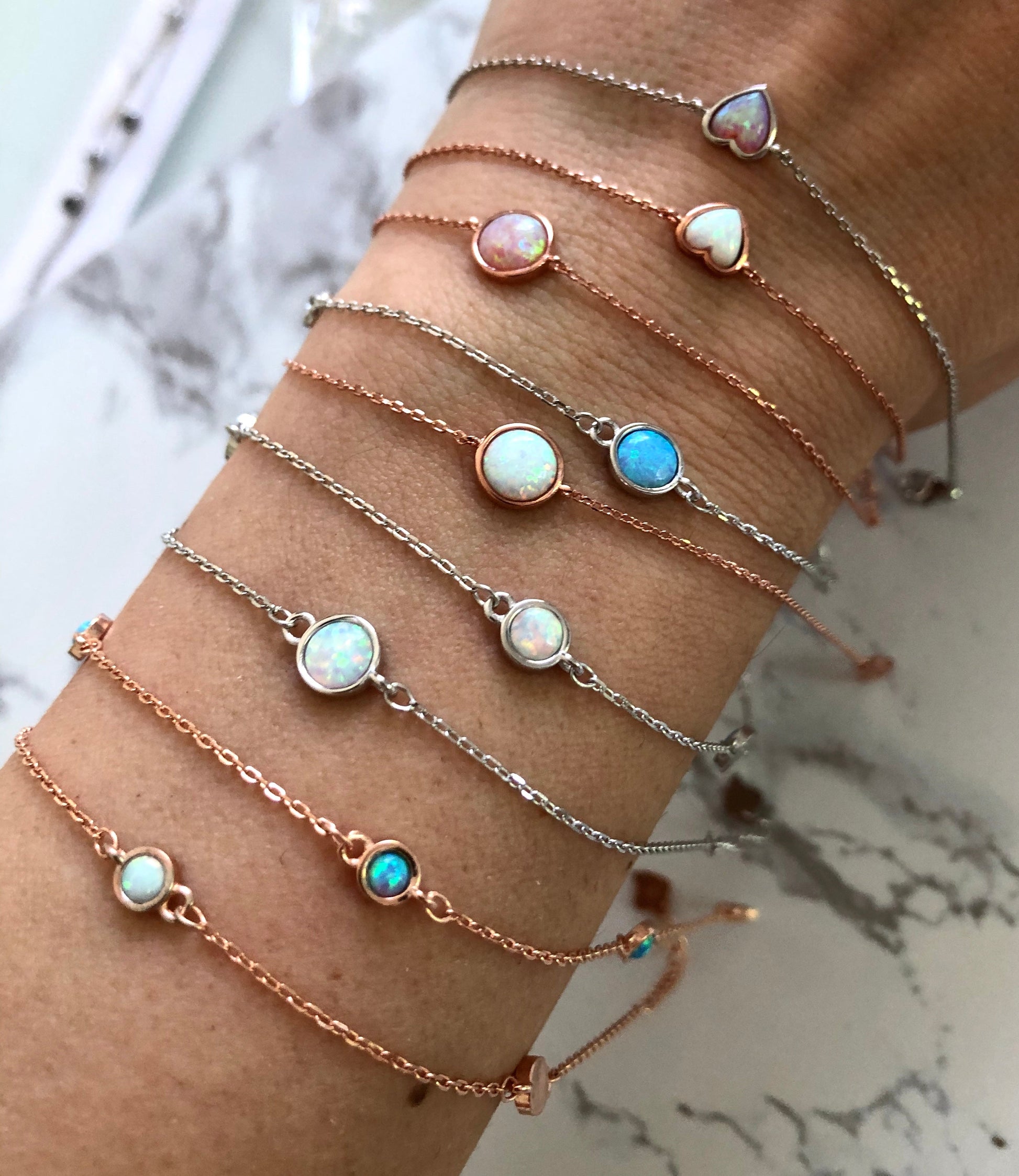 Bracelets with Opal stones - ScentiMelti Home Fragrance, Beauty & Gifts UK