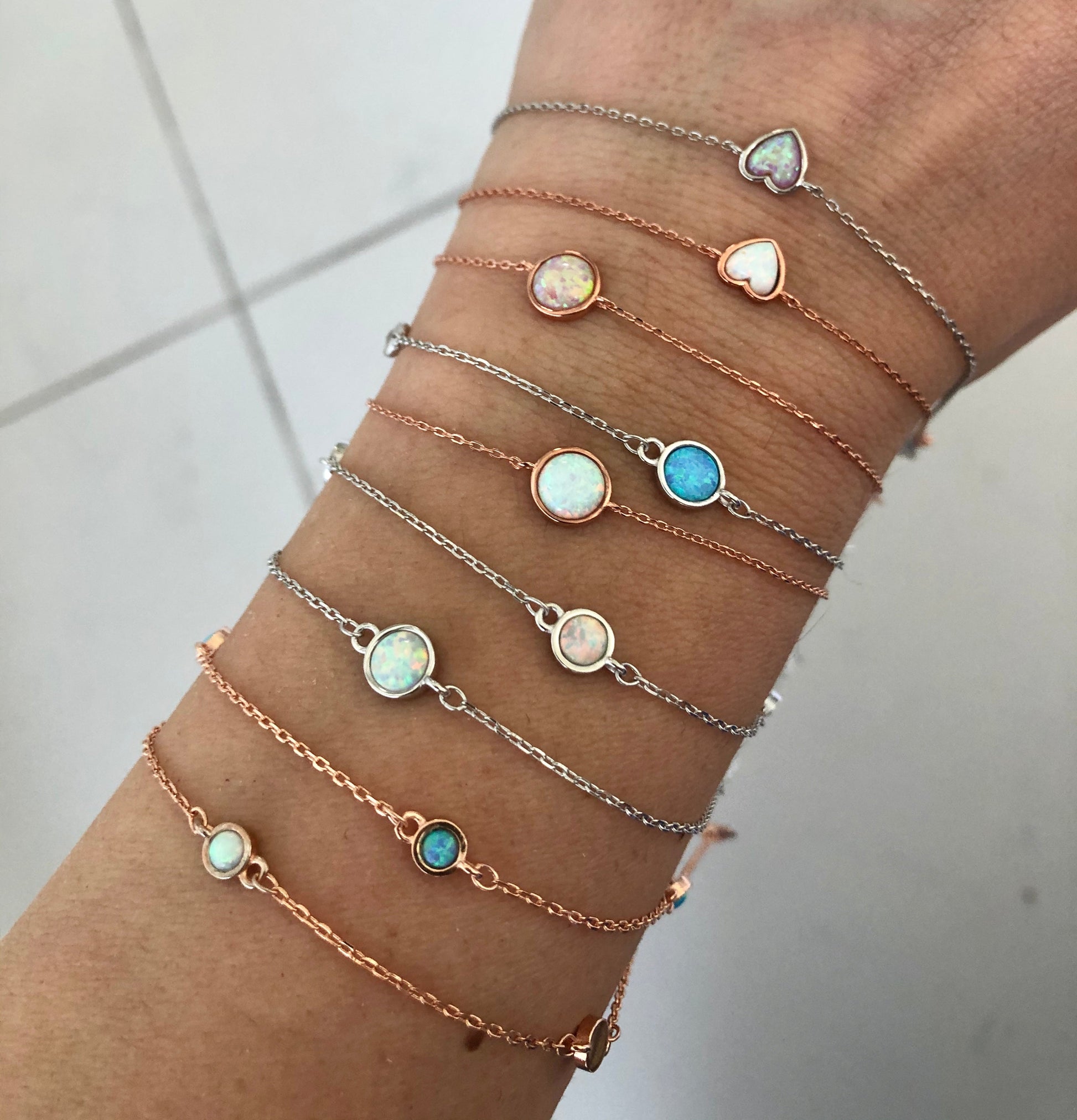 Bracelets with Opal stones - ScentiMelti Home Fragrance, Beauty & Gifts UK