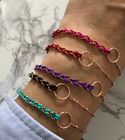 Braided Bracelets with chain - ScentiMelti Home Fragrance, Beauty & Gifts UK