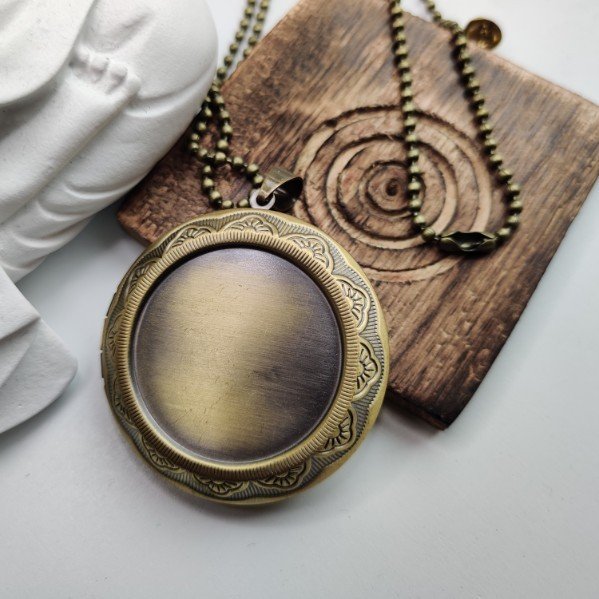 Personalized Photo Album Locket, Personalized Necklace Jewelry, Miss You gift, Vintage Personal Photo Pendant, Gifts for Mom, Picture Locket - ScentiMelti Home Fragrance, Beauty & Gifts UK