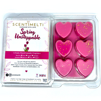 Spring Unstoppable Heart Clamshell Wax Melts - ScentiMelti  Spring Unstoppable Heart Clamshell Wax Melts