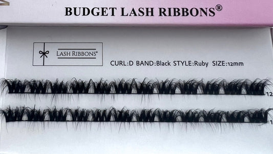 Ruby Fluff'Em Budget 'D' Curl Lash Ribbons® - ScentiMelti Home Fragrance, Beauty & Gifts UK