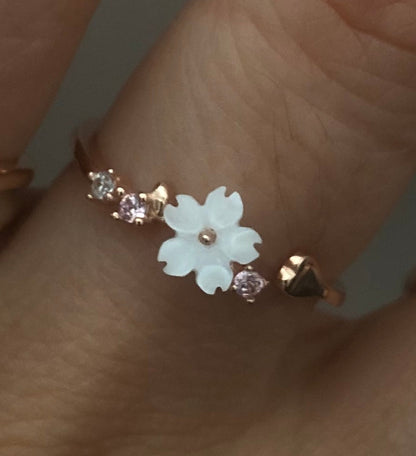 Spring Flowers - Rings with single flower - ScentiMelti Home Fragrance, Beauty & Gifts UK