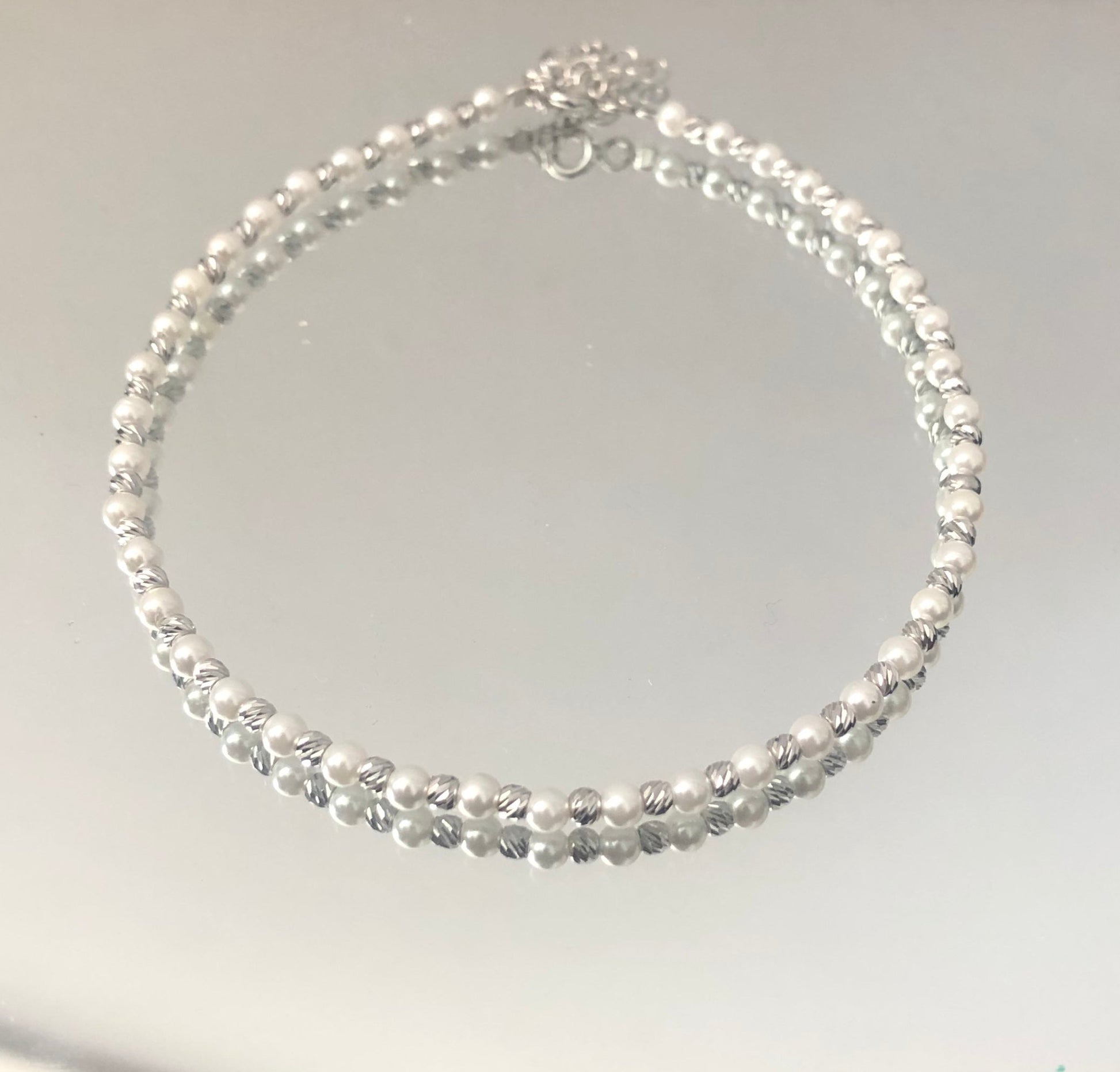 Anklets With Silver Beads - ScentiMelti Home Fragrance, Beauty & Gifts UK