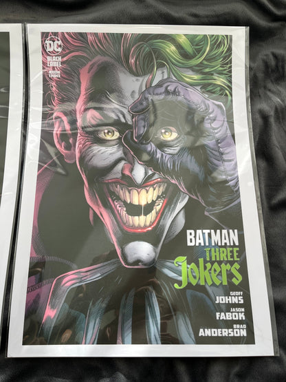 Set of 3 Joker Black Label Prints, Batman, Catwoman, Three Jokers Edition Comic Cover Prints Billies Inks ScentiMelti Wax Melts