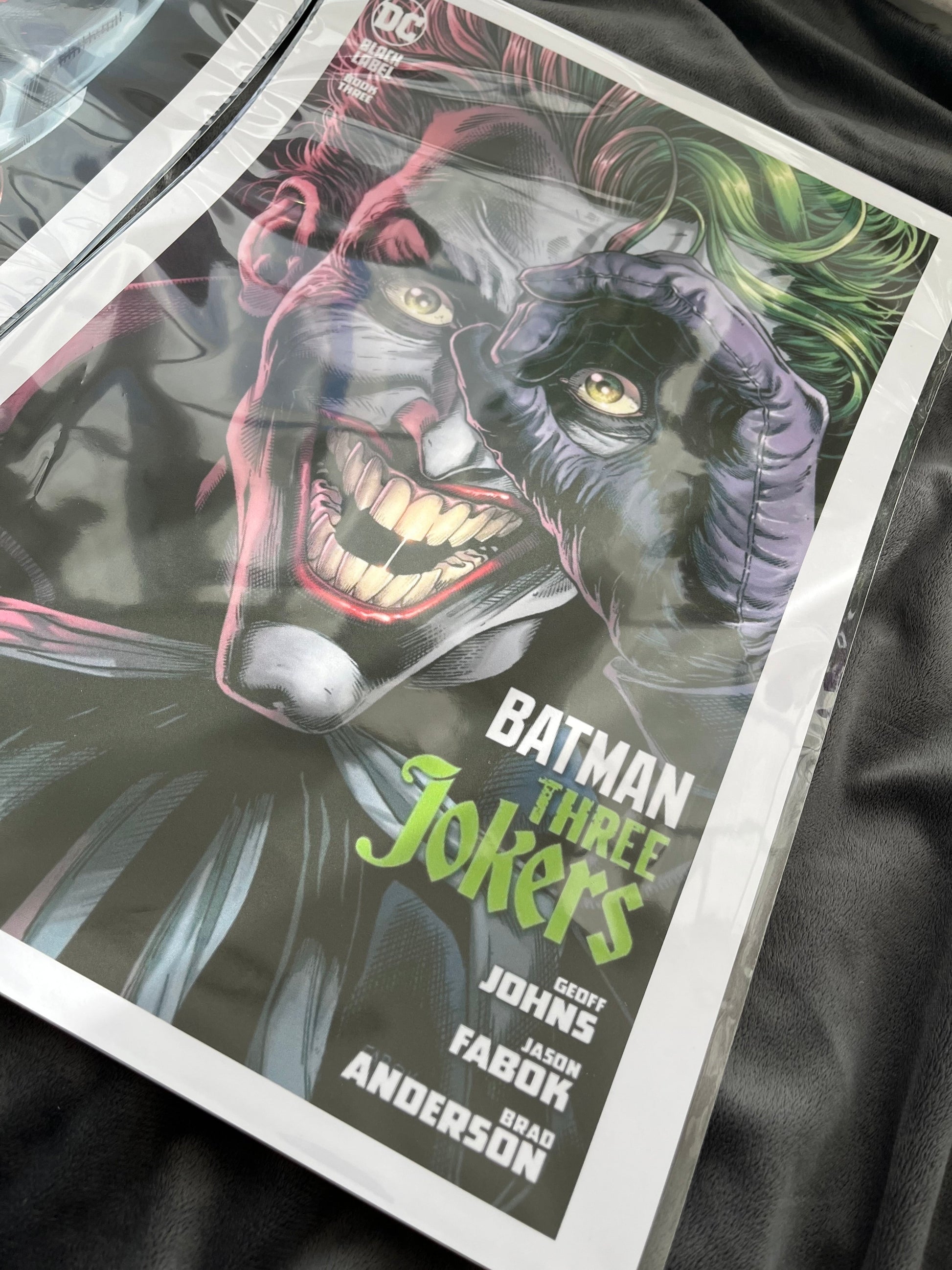 Set of 3 Joker Black Label Prints, Batman, Catwoman, Three Jokers Edition Comic Cover Prints Billies Inks ScentiMelti Wax Melts