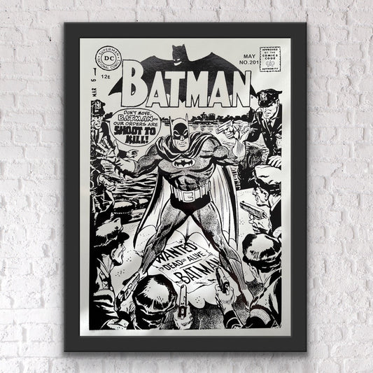 Batman Comic Cover Foil Print Billies Inks ScentiMelti Wax Melts