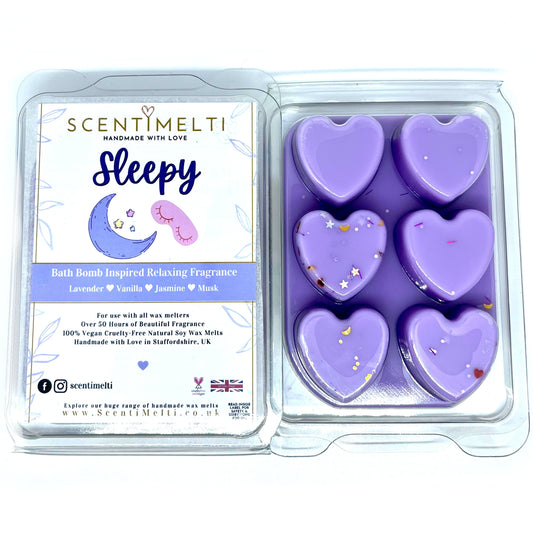 Sleepy Inspired Heart Clamshell Wax Melts - ScentiMelti  Sleepy Inspired Heart Clamshell Wax Melts