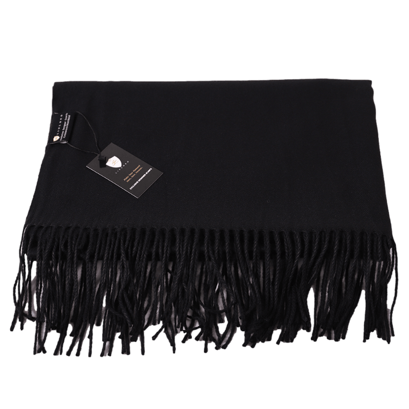 Classic Black Pashmina Shawl - ScentiMelti Home Fragrance, Beauty & Gifts UK