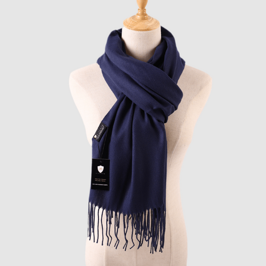 Navy Pashmina Shawl Wrap Scarf - ScentiMelti Home Fragrance, Beauty & Gifts UK