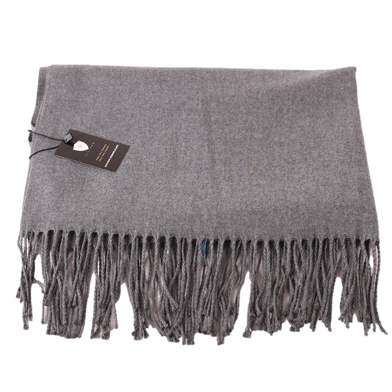 Grey Pashmina Shawl Wrap - ScentiMelti Home Fragrance, Beauty & Gifts UK