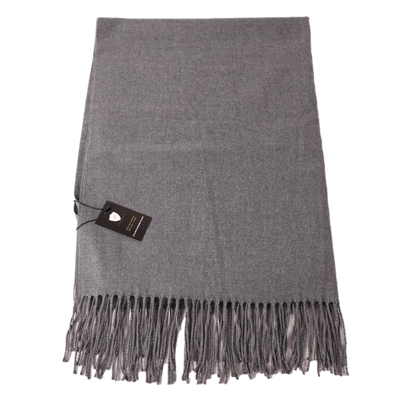 Grey Pashmina Shawl Wrap - ScentiMelti Home Fragrance, Beauty & Gifts UK