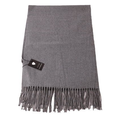 Grey Pashmina Shawl Wrap - ScentiMelti Home Fragrance, Beauty & Gifts UK