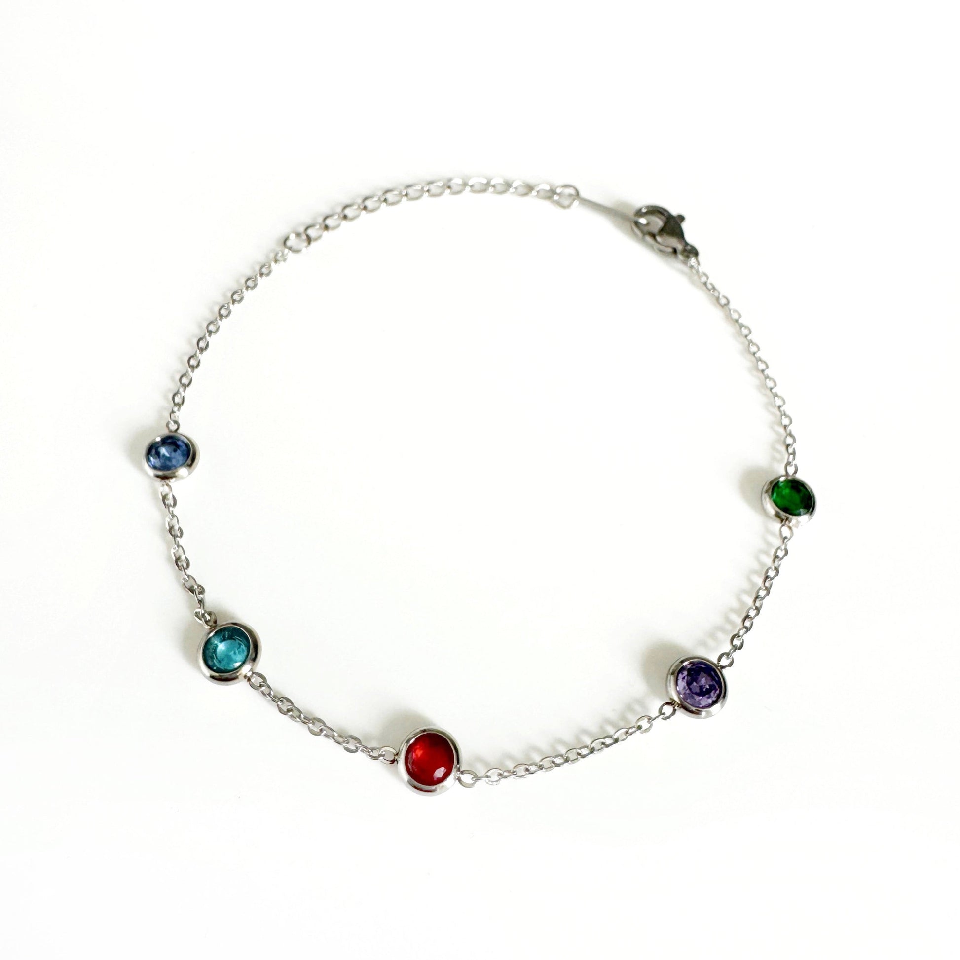 Alex Luxe Silver Tone Jewelled Bracelet - ScentiMelti Home Fragrance, Beauty & Gifts UK