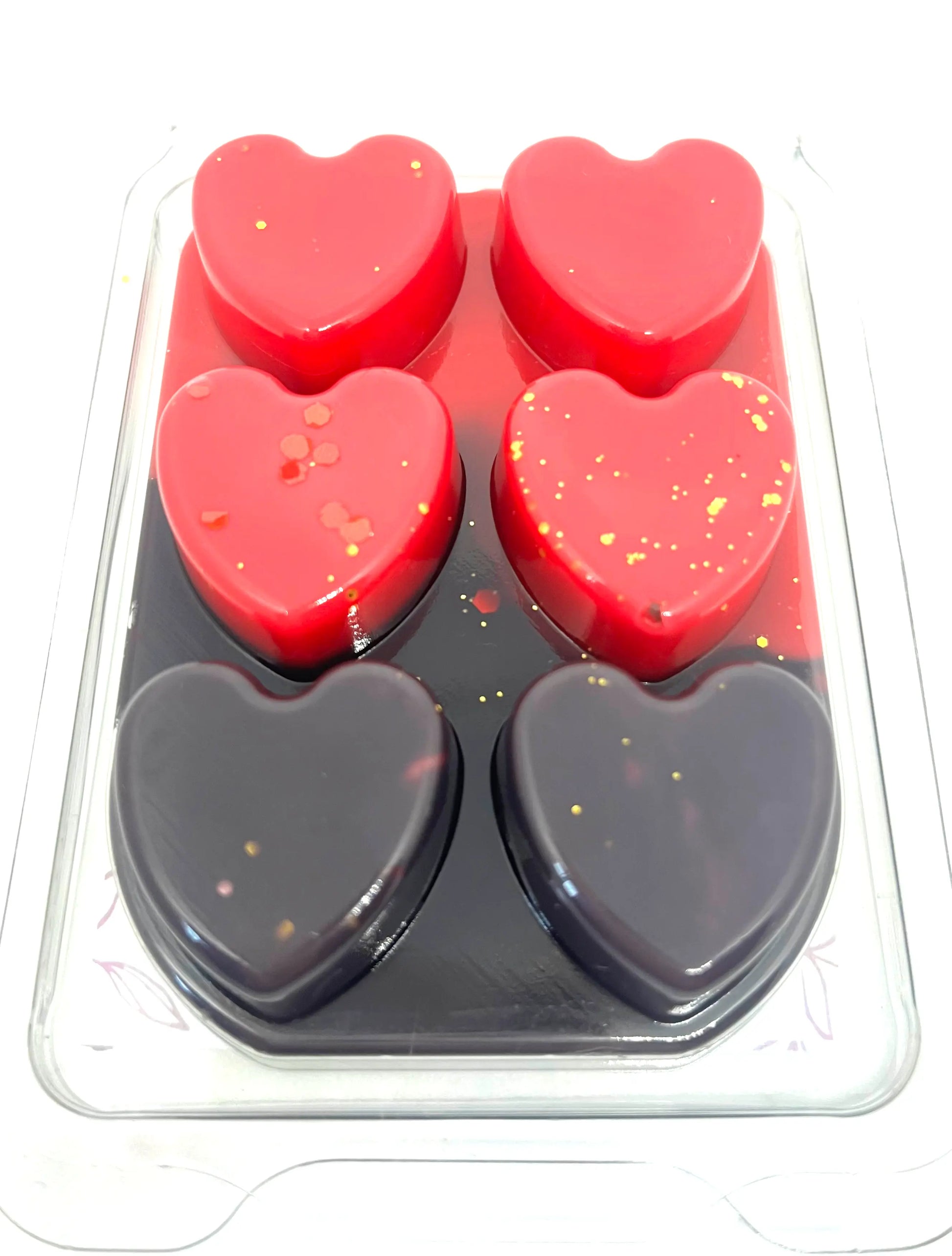 Black Cherry Heart Clamshell Wax Melts - ScentiMelti  Black Cherry Heart Clamshell Wax Melts