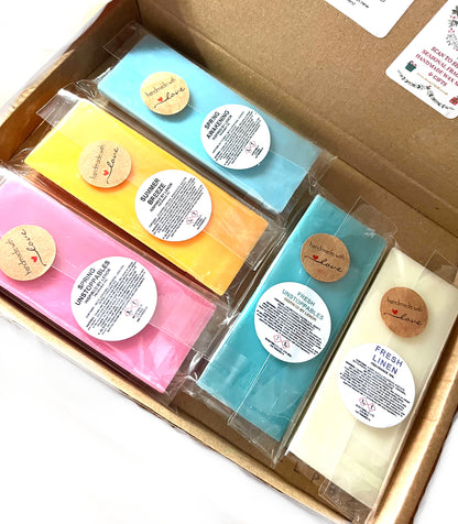 Laundry Fragrance Selection Set - 5 x Wax Bars 250g Set (Net Wax Weight) - ScentiMelti  Laundry Fragrance Selection Set - 5 x Wax Bars 250g Set (Net Wax Weight)