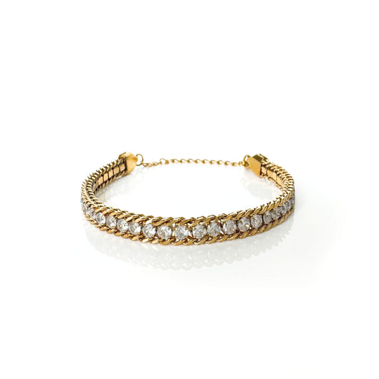 Eleia 18k Gold Plated Jewelled Bracelet - ScentiMelti Home Fragrance, Beauty & Gifts UK