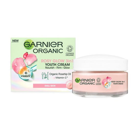 Organic Rosy Glow 3 In 1 Youth Cream - ScentiMelti Home Fragrance, Beauty & Gifts UK