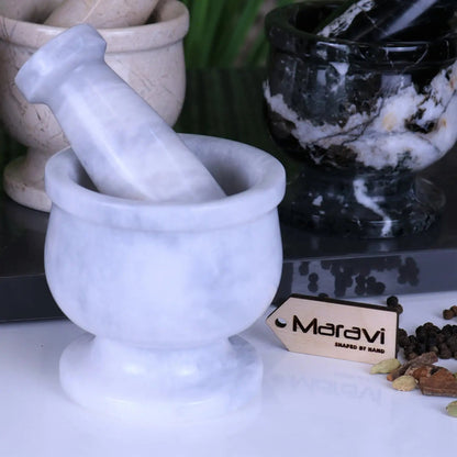 Doli Mini Marble Pestle and Mortar - ScentiMelti Home Fragrance, Beauty & Gifts UK