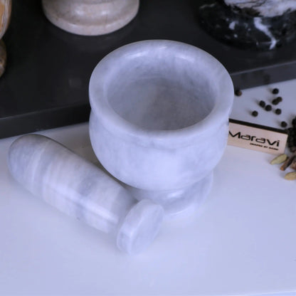 Doli Mini Marble Pestle and Mortar - ScentiMelti Home Fragrance, Beauty & Gifts UK