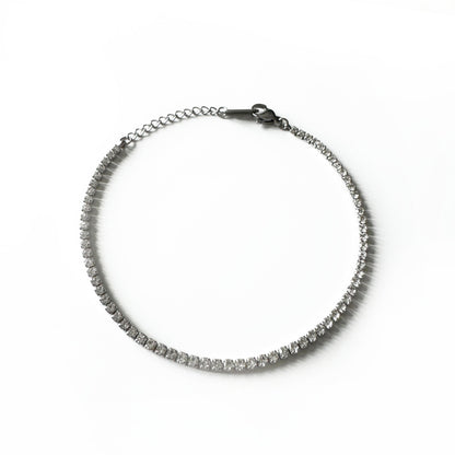 Elisa Silver Tone Jewelled Tennis Bracelet - ScentiMelti Home Fragrance, Beauty & Gifts UK