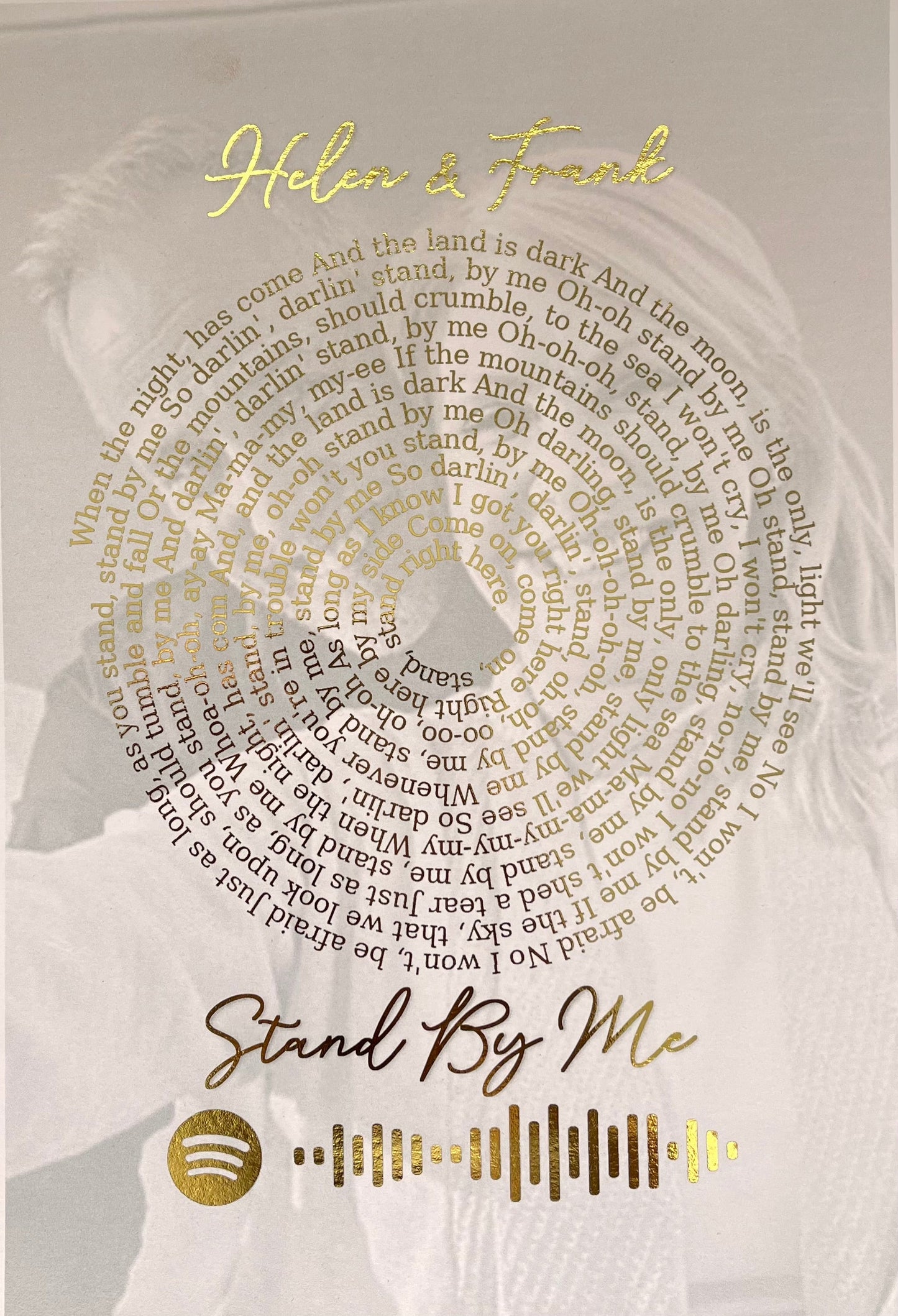 Spotify Spiral Lyrics & Image Print Billies Inks ScentiMelti Wax Melts