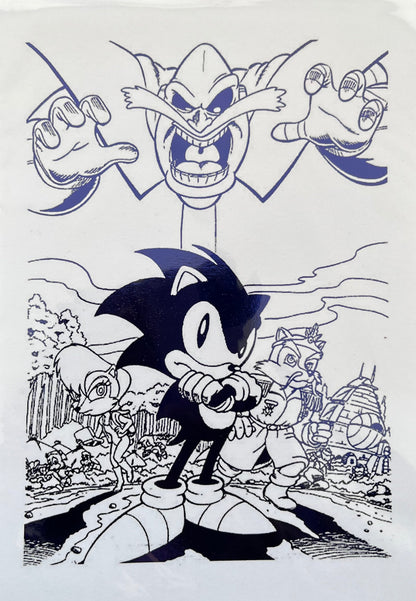 Sonic The Hedgehog Foil Print Billies Inks ScentiMelti Wax Melts