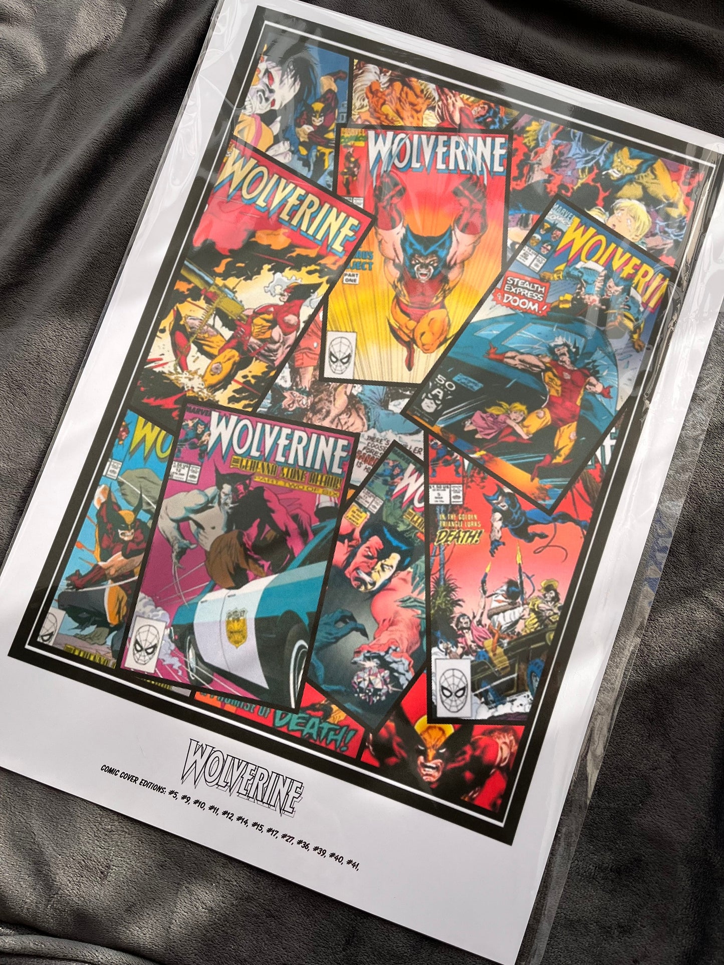 Wolverine Comic Cover Collage Digital Download Billies Inks ScentiMelti Wax Melts