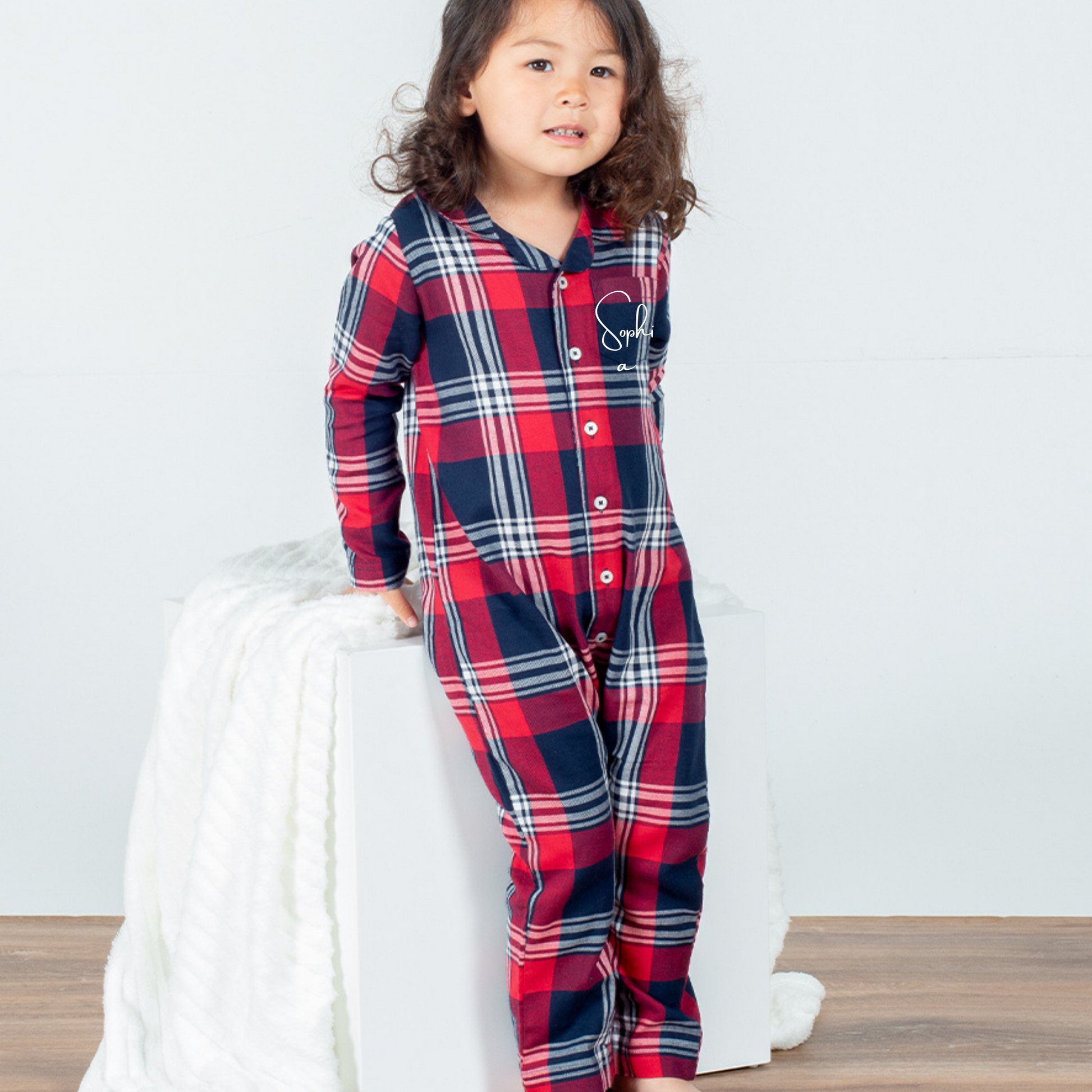 Personalised Tartan Christmas Pyjamas | Family Matching - ScentiMelti Home Fragrance, Beauty & Gifts UK