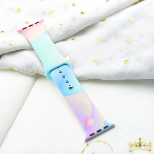 Colourful Silicone IWatch Strap Band For Apple 38mm 40mm Watch Series - ScentiMelti Home Fragrance, Beauty & Gifts UK